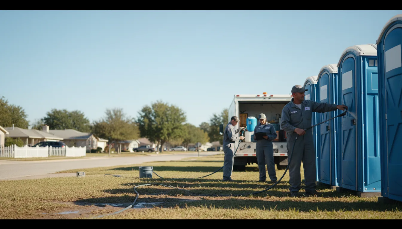 Long-Term Portable Toilet Rental in Radom, IL near me